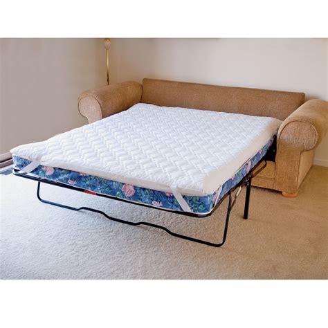 The Memory Foam Sofabed Mattress Pad (Full) - Hammacher Schlemmer