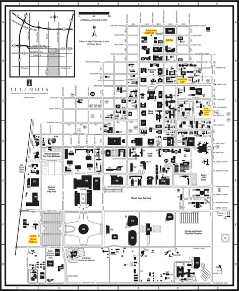 University Of Illinois Urbana Champaign Campus Map