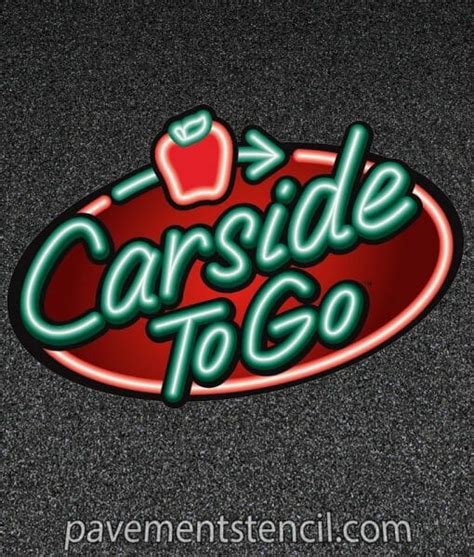 Applebee's Carside To Go Stencil | Pavement Stencil Company