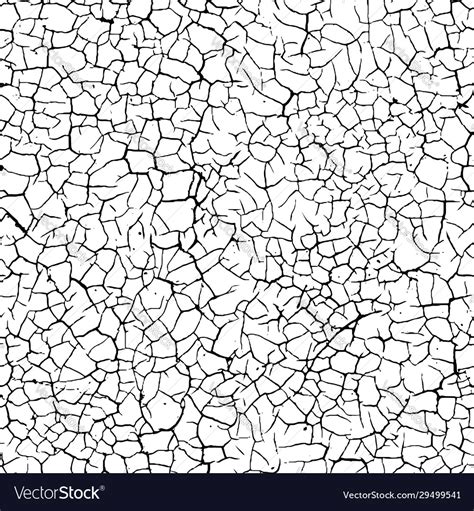 Cracked seamless pattern texture Royalty Free Vector Image