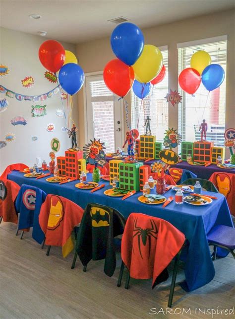 Superhero birthday party – Artofit