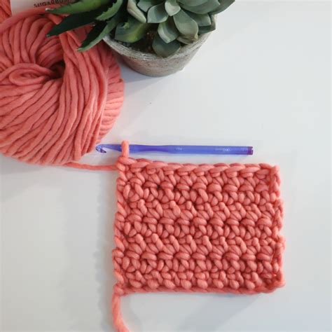 How to Crochet the Extended Single Crochet Stitch (Esc) - MJ's off the Hook Designs