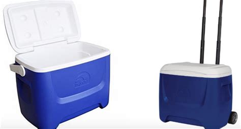 Igloo Cooler With Wheels and Handle, Less than $18