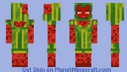 Girl watermelon Minecraft Skin