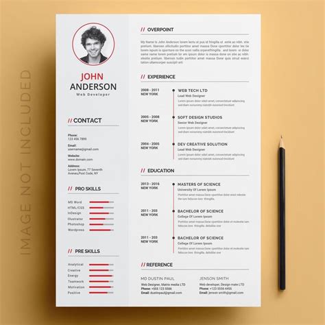 Resume template | Graphic design resume, Resume design inspiration ...