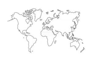 World Map Black And White Vector Art, Icons, and Graphics for Free Download