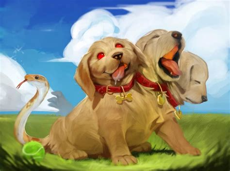 Cerberus Puppy by April Prime : SympatheticMonsters | Creature art ...