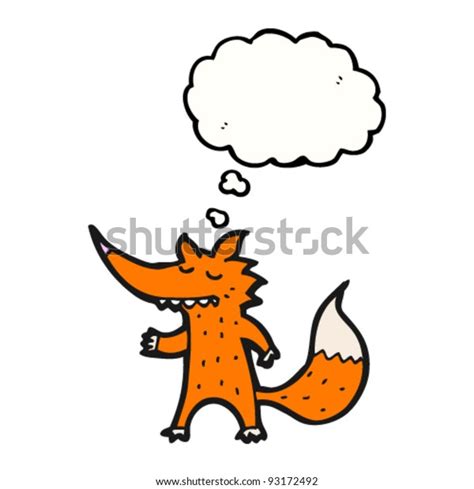 Funny Fox Cartoon Stock Vector (Royalty Free) 93172492