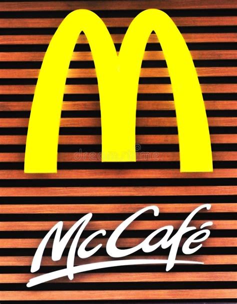 Mcdonald s mccafe editorial stock image. Image of cola - 23593609