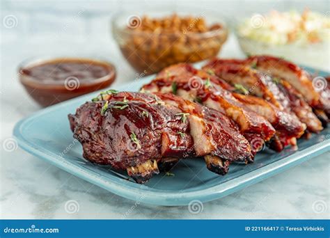 Slab Of Barbeque Ribs Royalty-Free Stock Photography | CartoonDealer.com #2419073