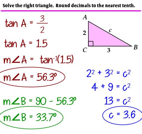 12.2 - Solving Right Triangles - Ms. Zeilstra's Math Classes