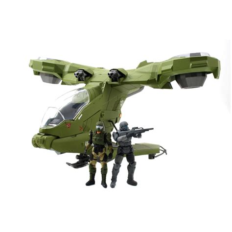 Jada Toys 96621 Halo Hornet with Figures Combat Edition - Toys & Games - Vehicles & Remote ...