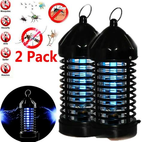 Bug Zapper electronic mosquito killer, indoor flying insect mosquito killer, safe and silent(2 ...