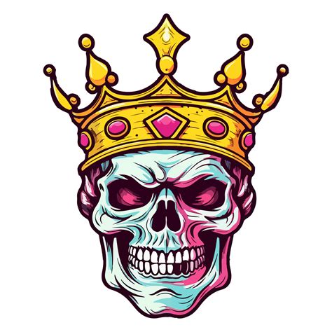 Skull King Crown Tattoo