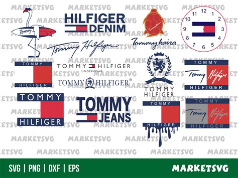 Tommy Hilfiger Logo Blood Drip SVG Bundle - Gravectory