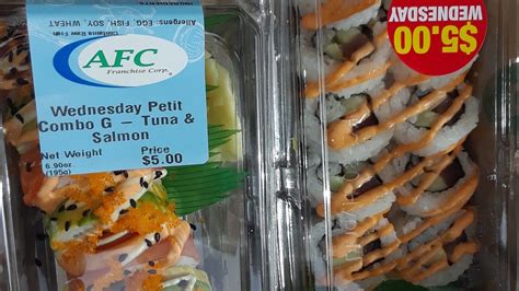 Publix Brand Sushi Food Review Taste Test AFC - YouTube