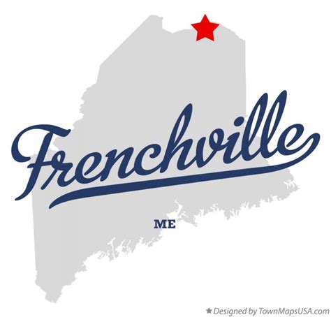 Map of Frenchville, ME, Maine