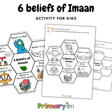 Six pillars of imaan - Primary Ilm