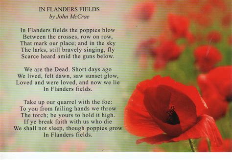In Flanders Fields- poppy poem | standard sized card | Sam P | Flickr