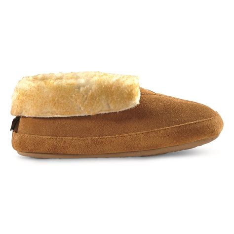 Guide Gear Women's Suede Clog Slippers - 77188, Slippers at Sportsman's Guide