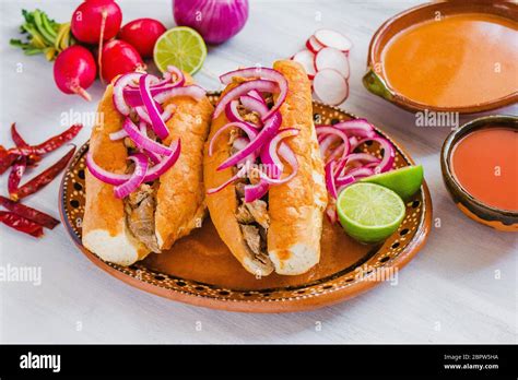 tortas ahogadas, traditional Mexican Food from Jalisco Guadalajara ...