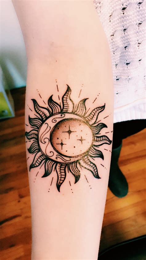 sun,moon&stars by Fabian at Made Sacred in NM : r/tattoos