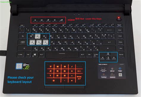 Silicone Keyboard Skin Cover for Asus ROG Strix G15 G512 2020 15.6 inc – iFyx