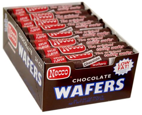 Necco Chocolate Wafers Assorted 24ct