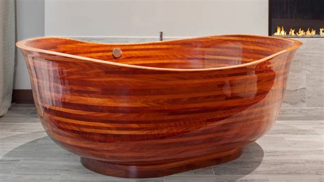 Imagine relaxing in a $40,000 wooden bathtub, handmade in South Seattle | king5.com