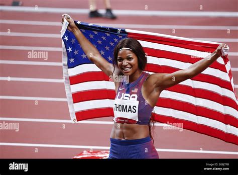 THOMAS Gabrielle (USA) 3rd Bronze Medal during the Olympic Games Tokyo 2020, Athletics Women's ...