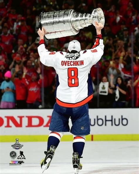 Alex Ovechkin with the Stanley Cup Championship Trophy Game 5 of the ...