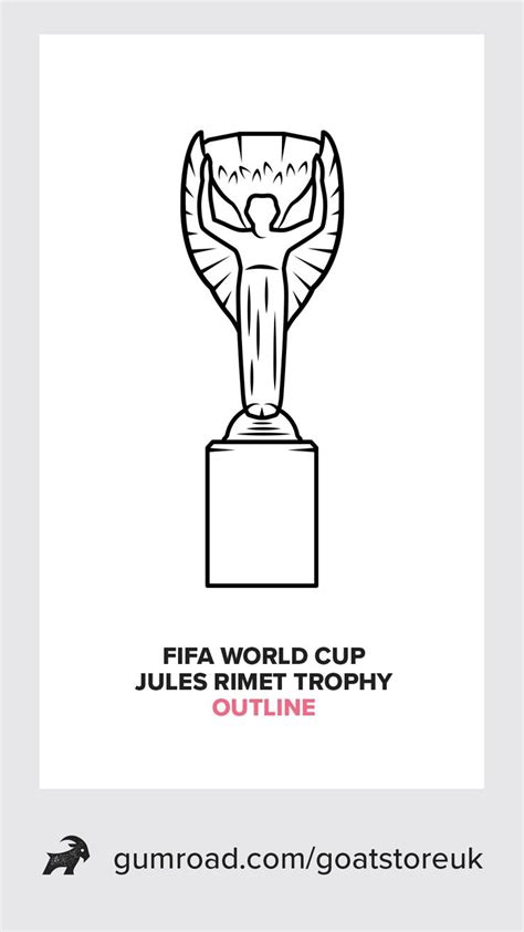 FIFA World Cup Trophy Outline Icon | Trophy, World cup trophy, World cup