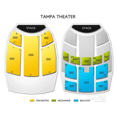 Tampa Theatre Tickets – Tampa Theatre Information – Tampa Theatre Seating Chart