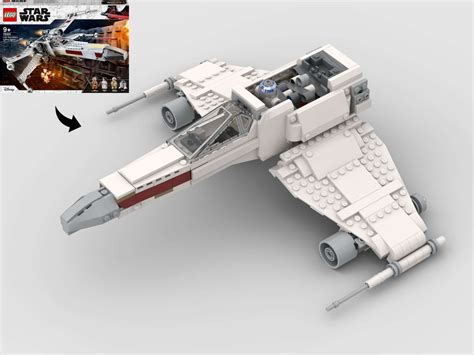 LEGO MOC New Republic E-Wing Starfighter – Alternate Build of 75301 ...