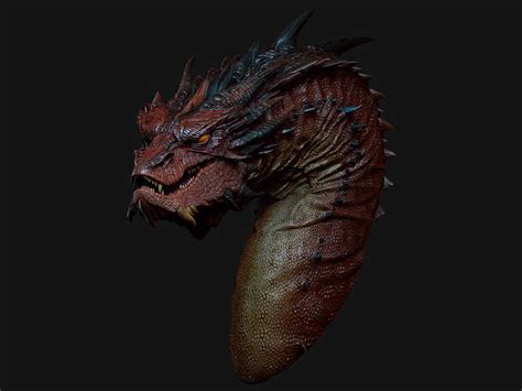 The Hobbit Smaug Fan Art - ZBrushCentral