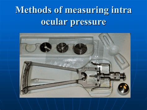 Measuring intraocular pressure