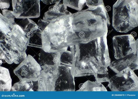 Sugar Crystals In Microscope Stock Photo - Image: 28688870