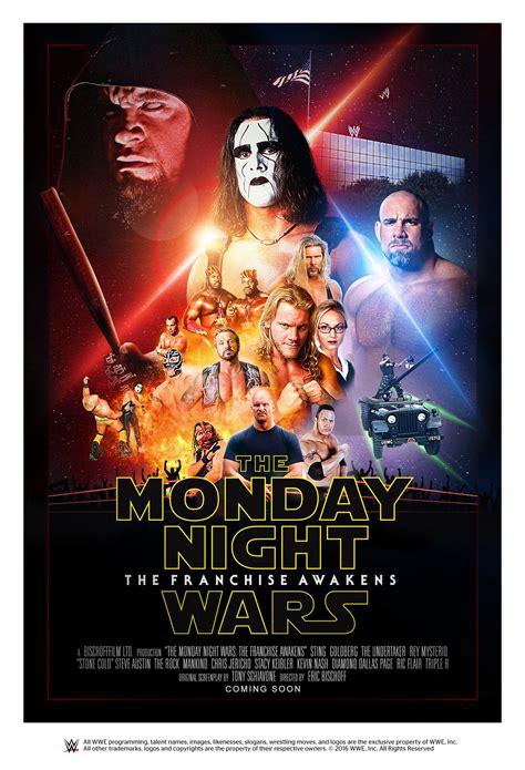 WWE.com movie poster on the "Monday Night Wars" | Freakin' Awesome ...