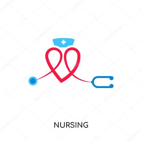 nursing logo isolated on white background , colorful brand sign — Stock Vector © vectorgalaxy ...