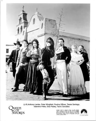 Queen of Swords 2000 original 8x10 photo Tessie Santiago poses with cast - Moviemarket