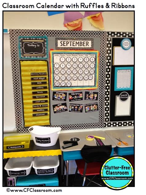 Classroom Calendar Makeover {Classroom Design Photos, Set Up Pictures ...