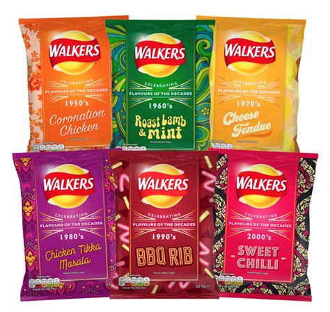 Walker's Crisps Release Six New Flavours