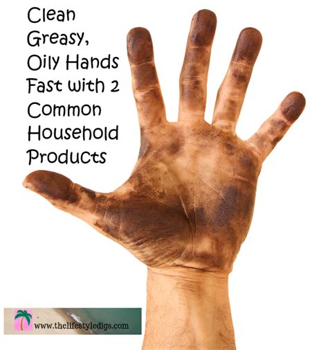 Clean Greasy, Oily Hands Fast with 2 Common Household Products