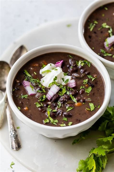 Black Bean Soup (Freezer Friendly) - Cooking Home