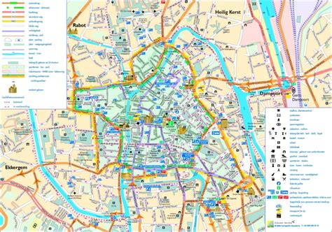 Tourist Map Of Ghent