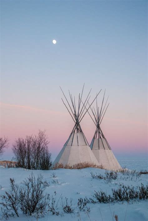 Dene tipi photograph, fine art photography print, Deline Northwest ...