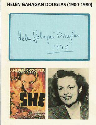 HELEN GAHAGAN DOUGLAS (+1980) - Actress / She / Congresswoman ...