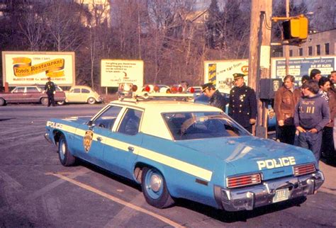 An NYPD police car, New York, c1974. : TheWayWeWere