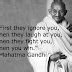 Mahatma Gandhi Quotes Short | zitate das leben