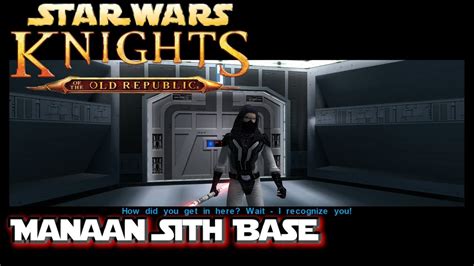 KOTOR - Part 22 - Manaan - The Sith Base - YouTube